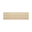 Console 1 pièce Poignées en métal au fini naturel avec tablettes réglables de style rustique