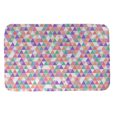 Tapis pour salle de bain triangle Kitterman