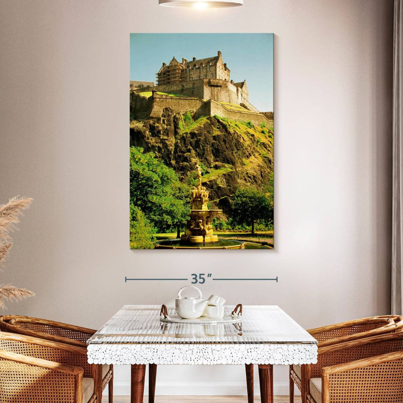 Aime Cliffside Edinburgh Castle, 51" H x 34" W