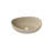 24" Wavy Bathroom Sink Stone Resin Solid Surface Vessel Sink