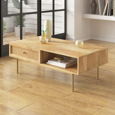 Bridewell Solid Wood Top Coffee Table