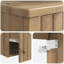 Single Bathroom Vanity with Ceramic Basin-264747380