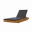 Outdoor Recliner with Water-Resistant Lounge Cushion-762837468