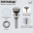 Mokleba Bathroom Sink Pop-Up Drain Without Overflow In Brush Nickel-123258479