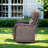 7 - Person Luxury Wicker Patio Furniture Set With Coffee Table & 6-Inch Extra-Thick Cushion Swivel Chairs, Side Table-1841385906-1841385907