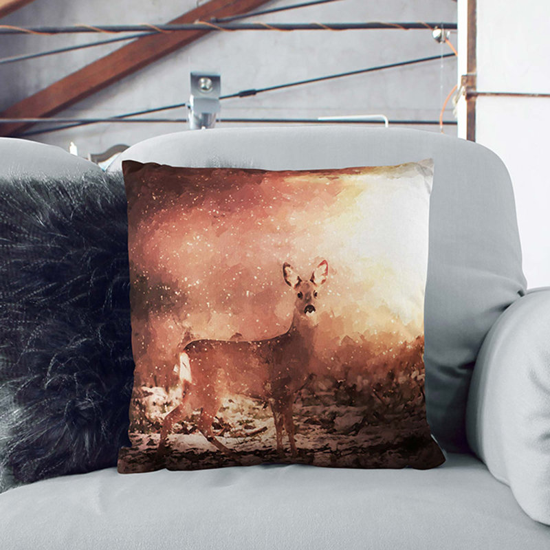 Square Cushion, 40cm H x 40cm W x 15cm D, Black