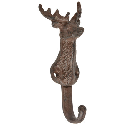 Stag Coat Hook (Single Hook)
