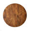 Table basse en bois de manguier et fer à la main fabriquée à la main