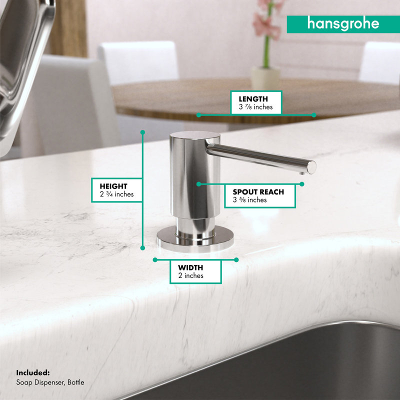 Focus Soap Dispenser, Chrome