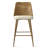 Camili Boucle Upholstered Rattan Counter Stools