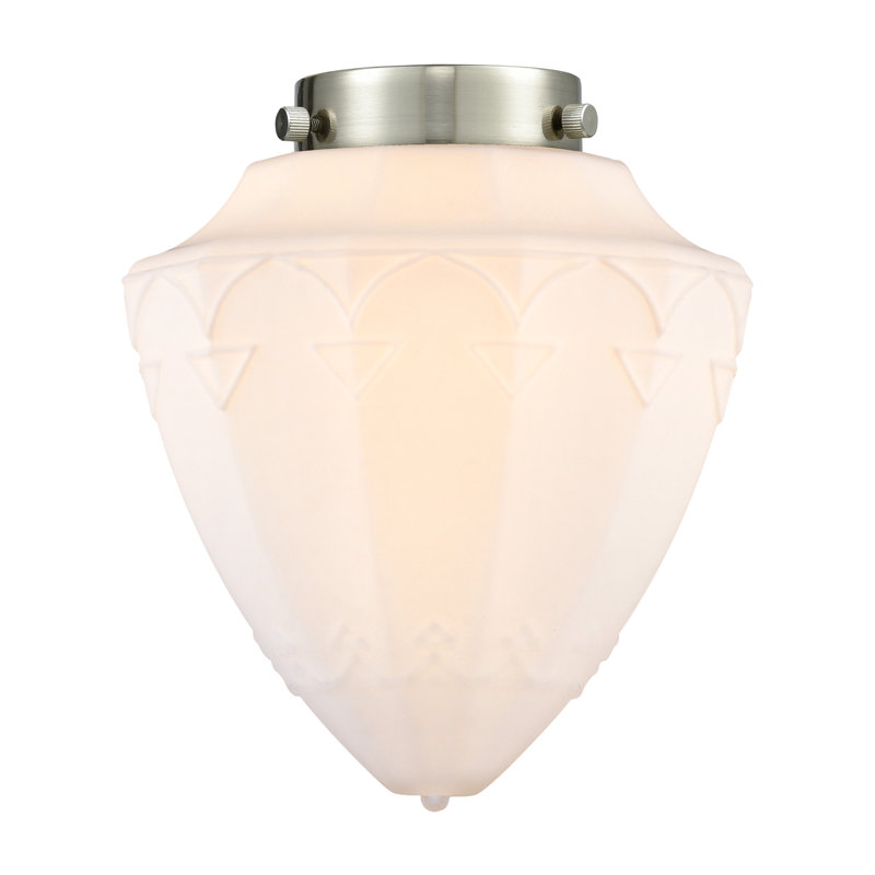 Balle - 4 lumières - 50 po - Nickel poli - Tige suspendue - Îlot réglable, Frosted, White, Polished Nickel