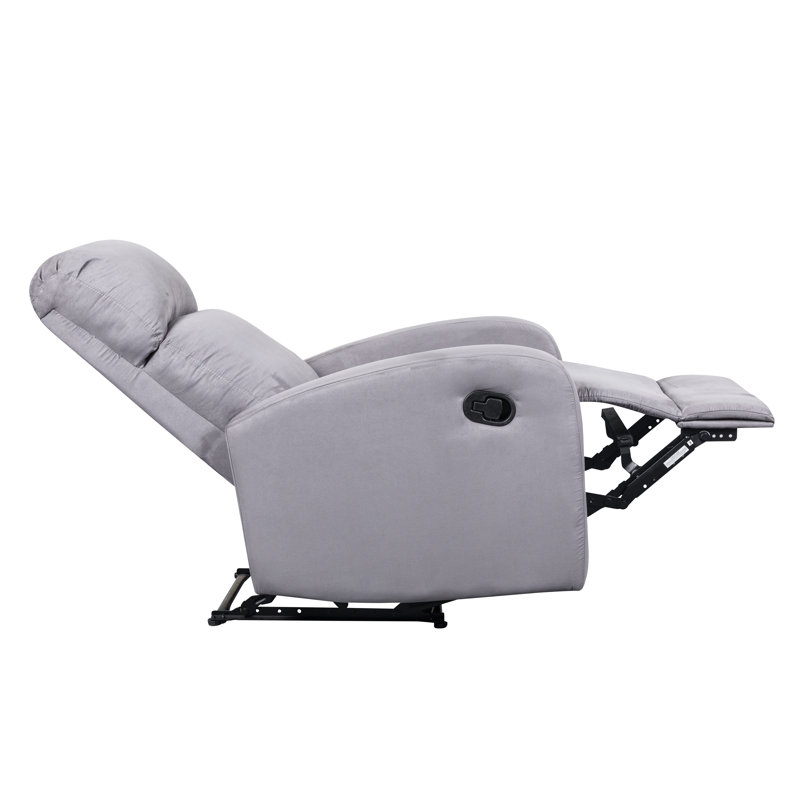 Fauteuil inclinable manuel moderne de 26 po de largeur Modern Home, Gris
