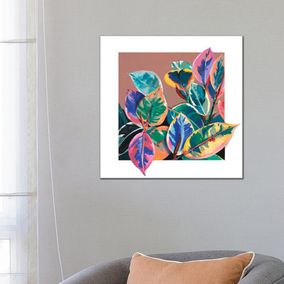 Boho Rubber Plant by Weekday Best - Wrapped Canvas Gallery-Wrapped Canvas Giclée