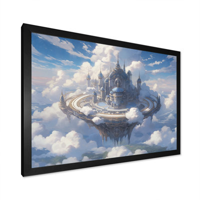 Château dans les nuages II sur toile