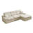 Space-Saving L-Shaped Corner Sofa with High Backrest and Sleeper Function-65742657