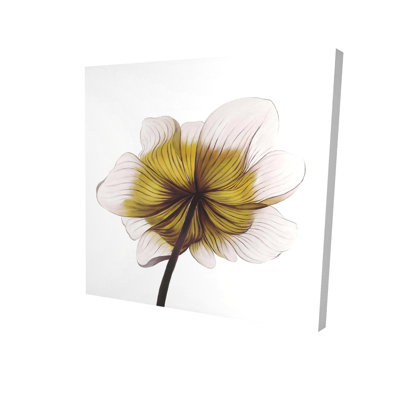 Beautiful Anemone Yellow Flower Canvas | Contemporary Bedroom Decor