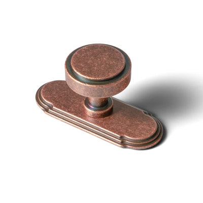 1.2'' Diameter Circle Knob With Backplate（G014） Multipack