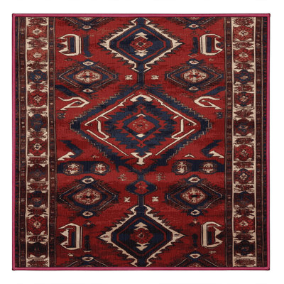 Tapis brun lavable à la machine