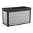 Keter Premier 200 Gallon Durable Resin Outdoor Storage and Organization Deck Box Ideal For Garden Patio Furniture and Supplies, Grey-1002633717