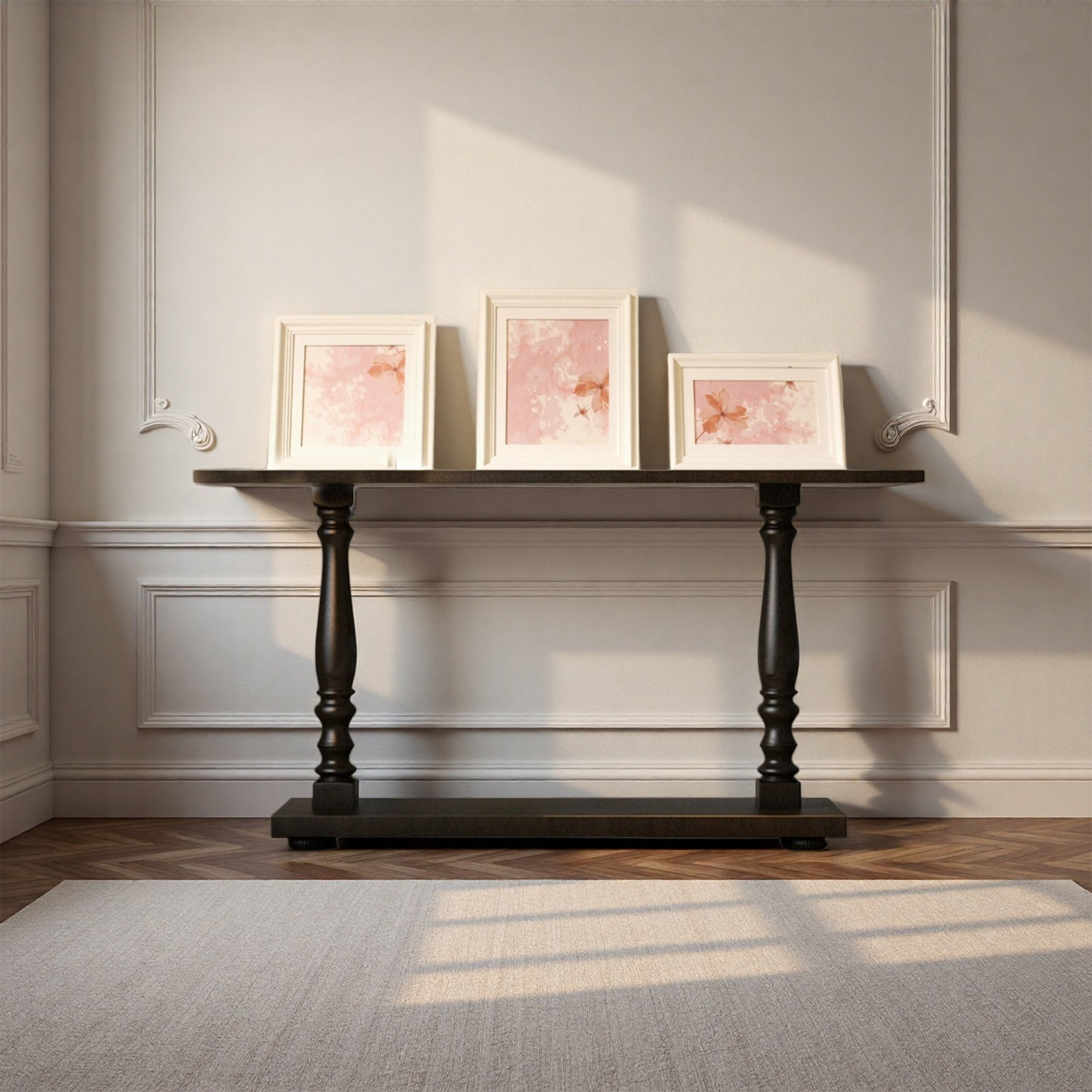 Latitude Run® Solid Wood Console Table with Storage - Wayfair Canada