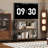 Console Table 31.5" Width, 3-Tier Entryway Table with Storage, Industrial Sofa Table with Open Shelves, Foyer Tables for Entryway, Hallway, Kitchen, Living Room and Bedroom, Rustic Brown-1051513752-1052361614