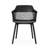 Outdoor Chair Azalea - , Frame, Modern Vibe, Black Polypropylene, 23.36in D, 21.34in W, 32.64in H, 12.12lb Wt Feature, Clean Lines, 23in Deep, 21.5in Wide, 33in Tall, Heavy