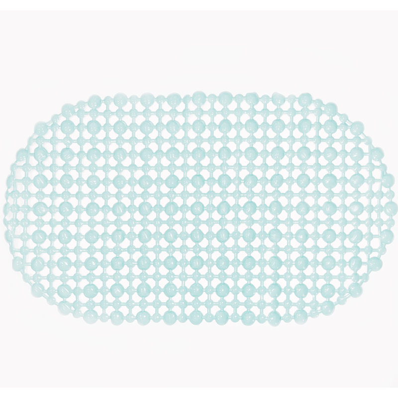 Tapis de douche en plastique Castaldo, Light Blue
