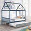 Lit simple avec lit gigogne House-1188171570-1185869168