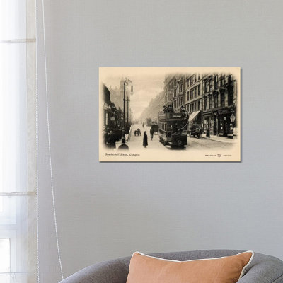 Glasgow by Alan Paul - Wrapped Canvas Print