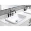 Base de meuble-lavabo double 84 po 84 po