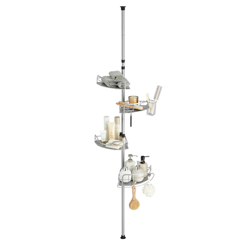 Amott Wall Shower Caddy, Grey
