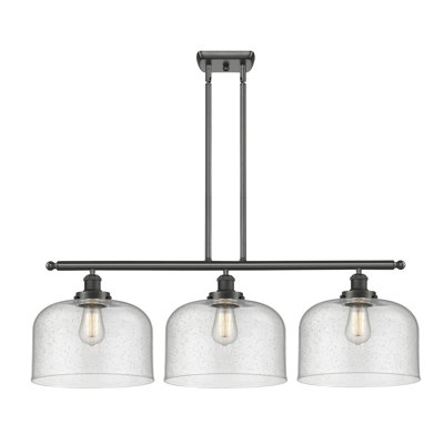 Lattimer 3-Light Dimmable Metal Pendant 