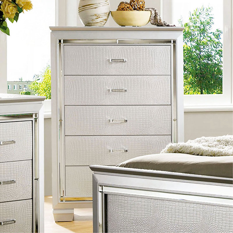 Mobilier de chambre à coucher 1pc, Argent