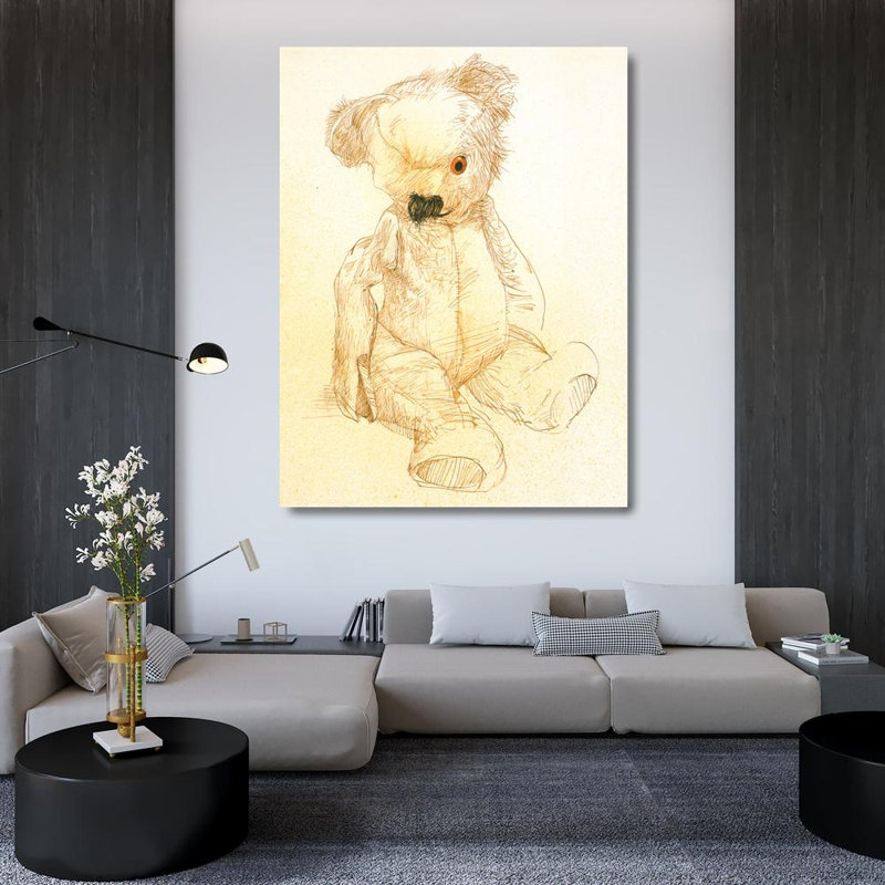 Teddy, 48" H x 36" W