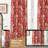 Floral Teal Curtains for Bedroom 80% Blackout Thermal Insulated Lined Double Layer Vintage Peacock Printed Pattern Darkening Drapes for Living Room Grommet 2 Panels-285242212-285242210