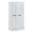 Kitchen Pantry Storage Cabinet,Freestanding Pantry Cabinet With Doors & Adjustable Shelves, Small Food Pantry Cabinet For Kitchen,Dining Room Craft Room (White)