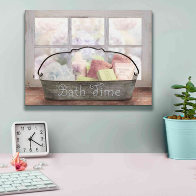 'Bath Time' by Lori Deiter, Canvas Wall Art