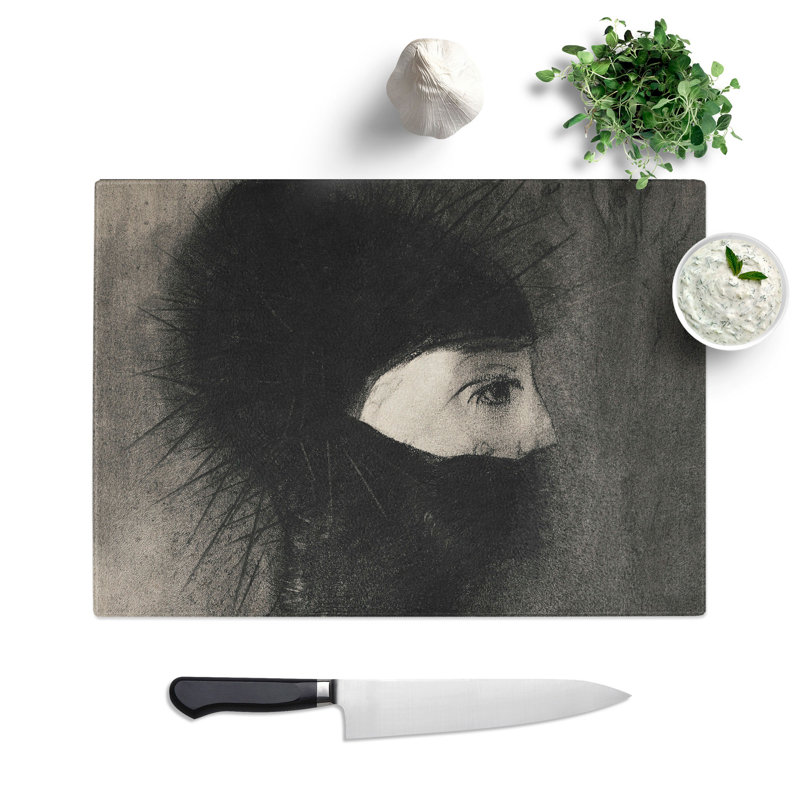 Armor by Odilon Redon Chopping Board, 0.4cm H x 28.5cm W x 39cm L