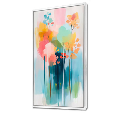 «Green Pink Shane VII», reproduction d'art encadrée sur toile