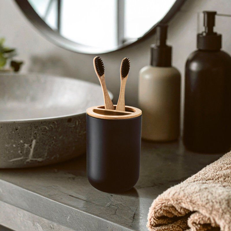 Lehner Toothbrush Holder, Black