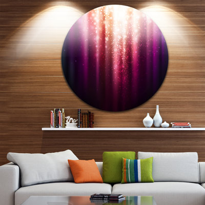 «Purple with Magic Light», impression sur métal