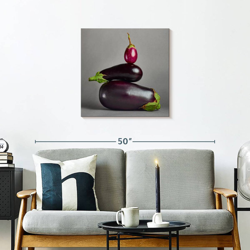 Eggplant Stack, 24" H x 24" W