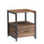 Table de chevet 1 tiroir en fer Kempst-2059601546
