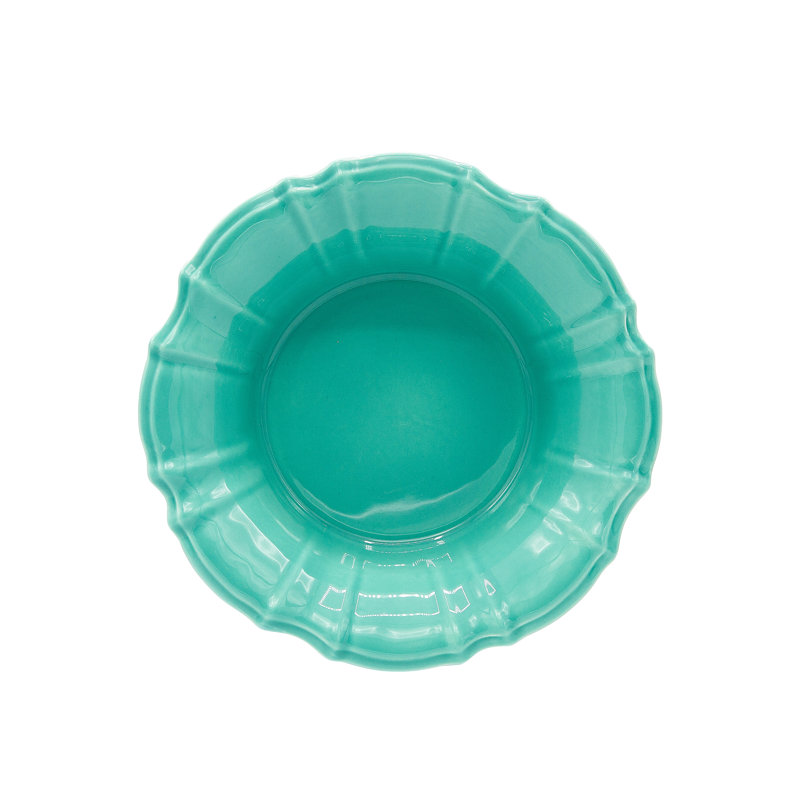 Bol à pâtes Chloe, Turquoise, 9.84"