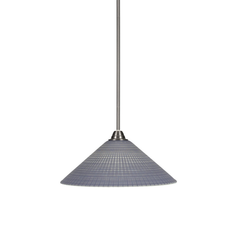 Luminaire suspendu Ayrshire Paramount, H 58 po x l 16 po x P 16 po, Bleu