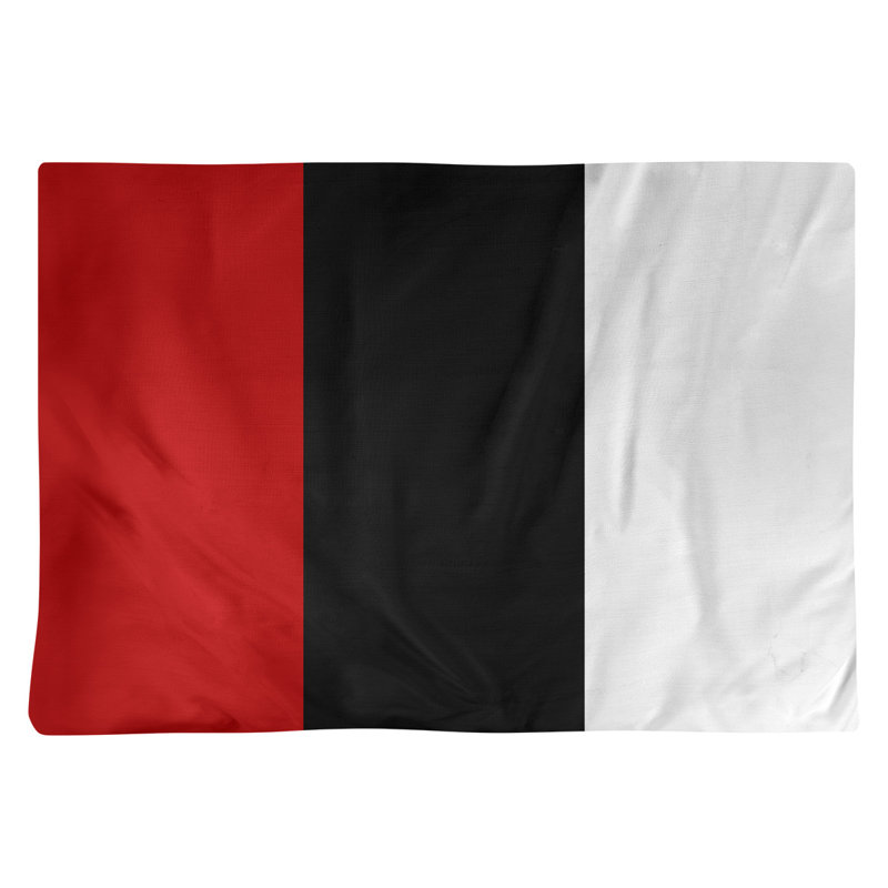 Récapitulatif de 18 po Ohio Football Nut, Écarlate / Noir / Blanc, Sergé de coton