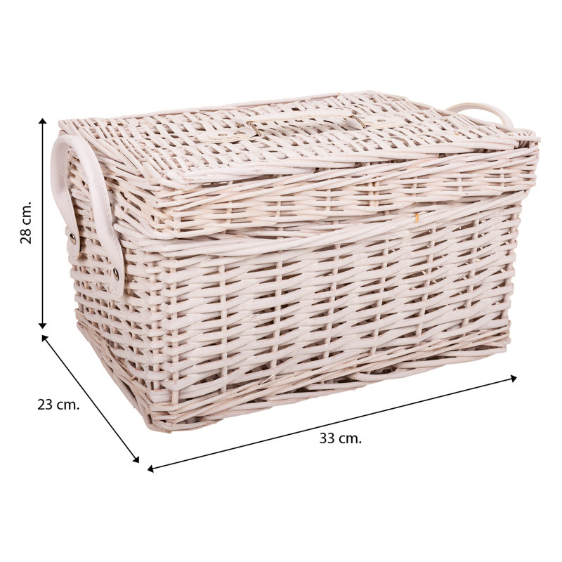Wicker 2 Piece Basket Set