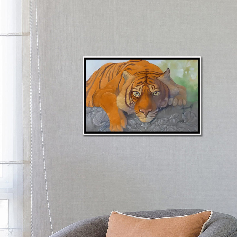 Regard, H 18 po x l 26 po, Cadre flottant blanc