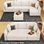 Canapé-lit modulaire convertible Aurora Chenille-106913435-106913483