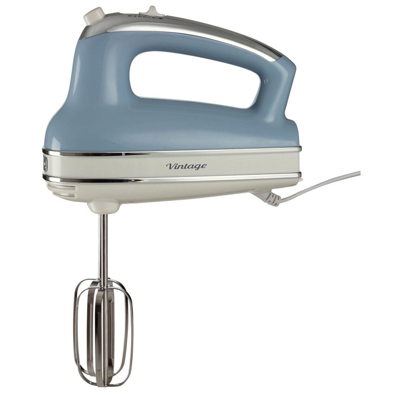 Ariete Vintage Hand Whisk & Jug Blender, Blue